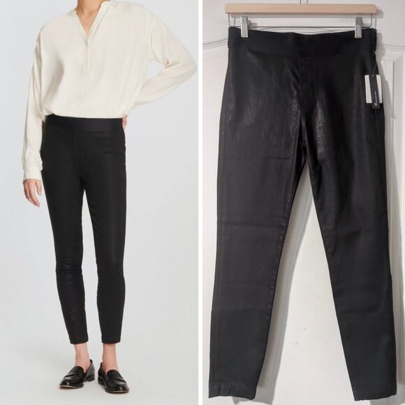 J Brand | Dellah High Rise Black Denim Legging In Fearful - Picture 1 of 15